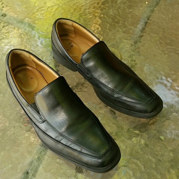 Clarks mens black ortholite soft loafers sz 10.5 main image 8